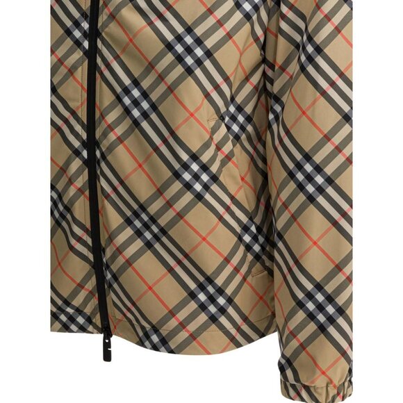 Burberry Check Windbreaker Jacket Tag Size L Men - Picture 4 of 4